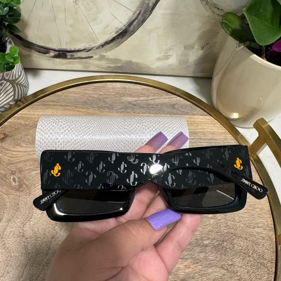 SALE❤️JIMMY CHOO Square monogram sunglasses ✨ - Picture 11 of 15